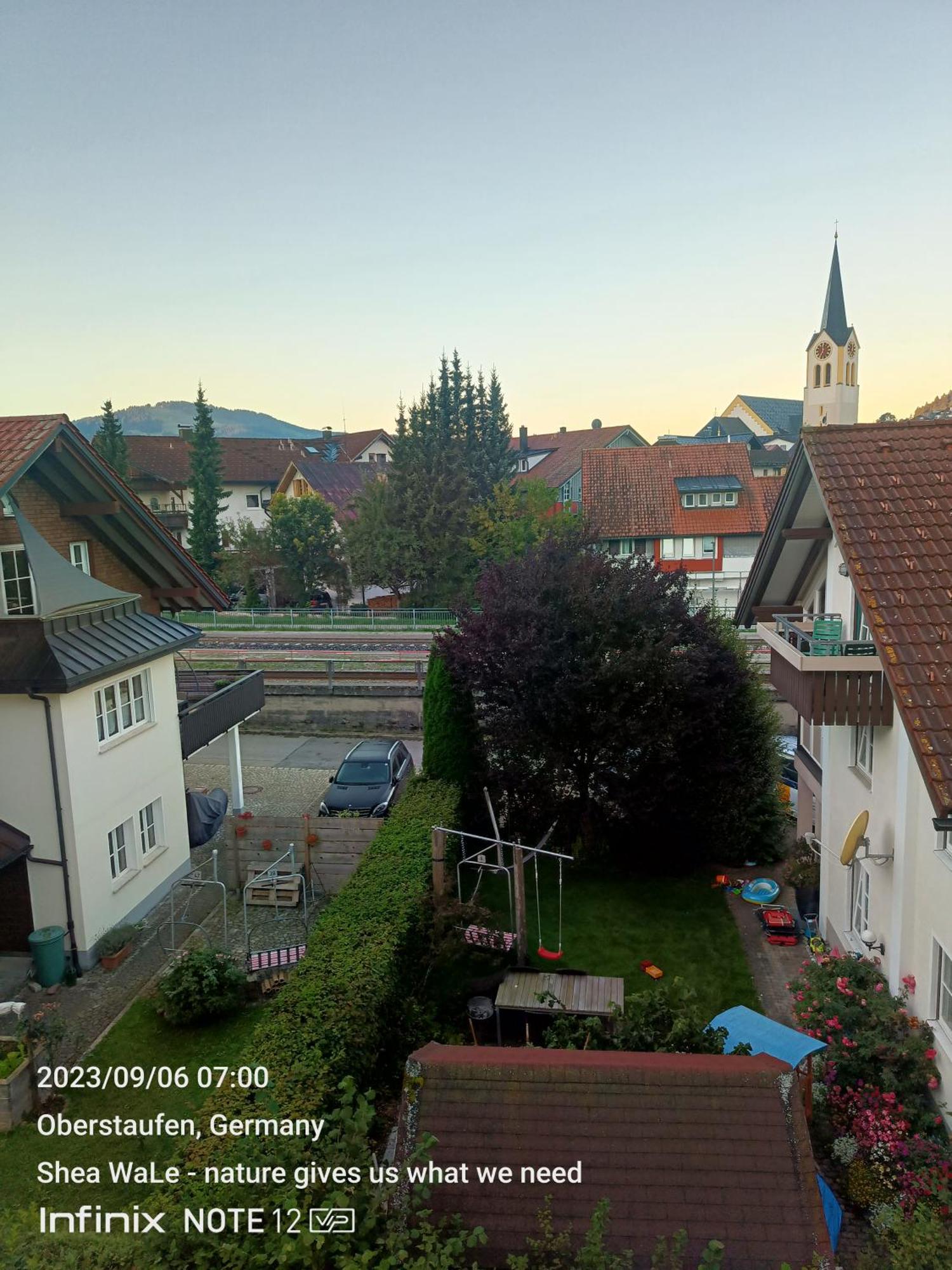Allgaeu Vibes - Fusslaeufige Erreichbarkeit Vom Bahnhof, Mit Aussicht, Wettergeschuetzter Balkon Oberstaufen Exterior photo
