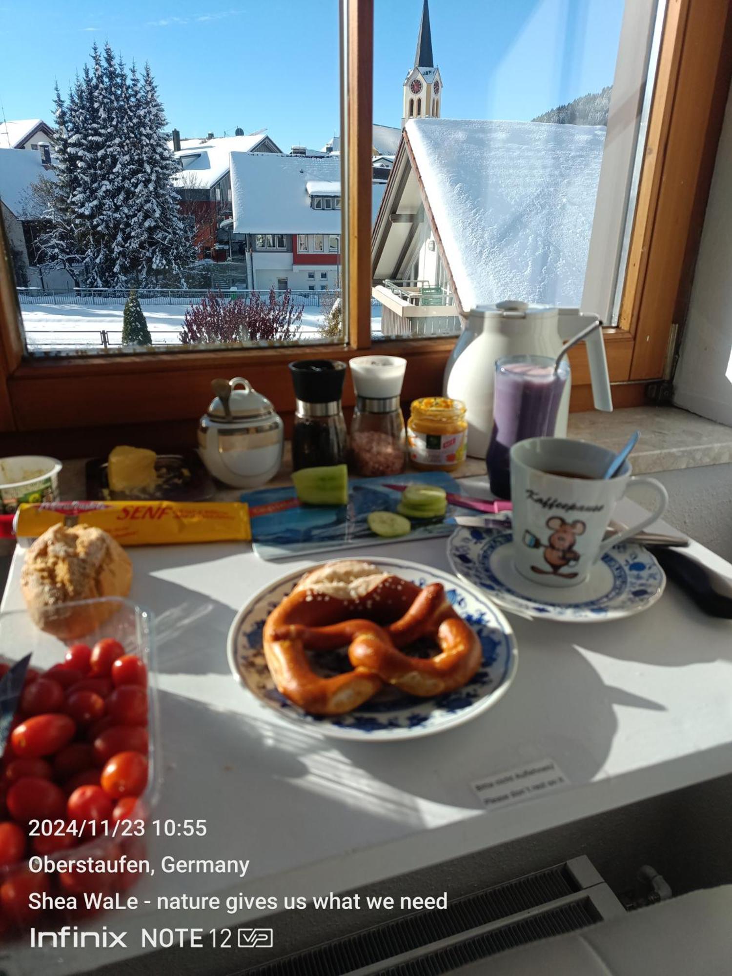 Allgaeu Vibes - Fusslaeufige Erreichbarkeit Vom Bahnhof, Mit Aussicht, Wettergeschuetzter Balkon Oberstaufen Exterior photo